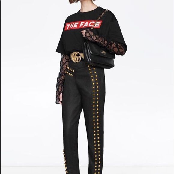 Gucci Marina Gold Chain Logo Bag - Picture 1 of 13